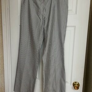 Women Striped Gray Pants